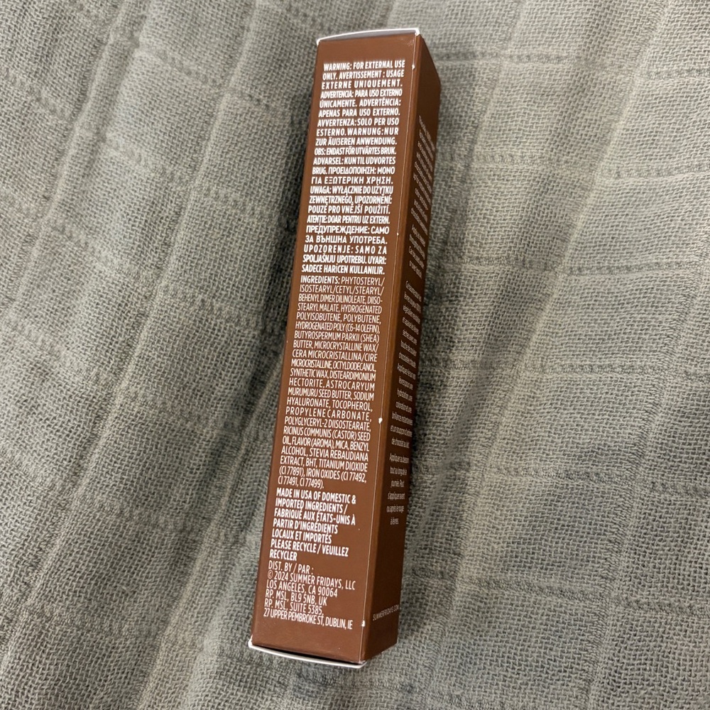 NEW NIB Summer Fridays Tinted Lip Butter Balm in Hot Cocoa Limited Edition - Picture 4 of 9